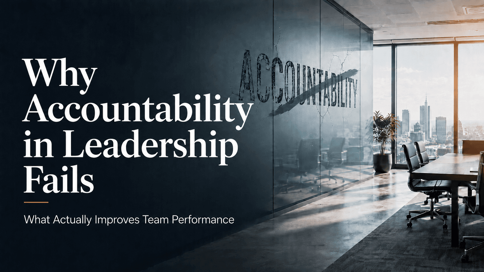 Why Accountability in Leadership Fails